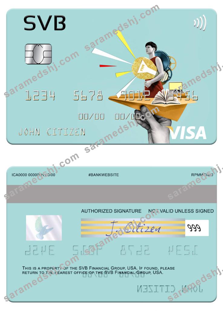 USA SVB Financial Group visa card